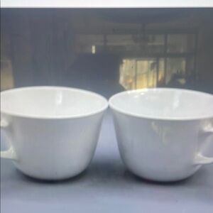 Elegant White Ceramic Cups